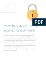 How To Stay Protected Against Ransomware