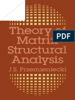 Theory of Matrix Structural Analysis (Chua)