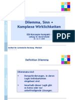 09 Dilemma, Sinn + Komplexe Wirklichkeiten