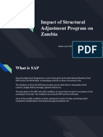 Impact of Structural Adjustment Program On Zambia: Ishaan, Jyot, Eito and Ranveer