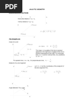 ANALYTIC GEOMETRY Handouts