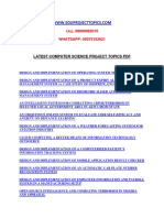 Computer Science Project Topics PDF 1