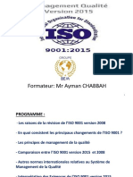 Support ISO 9001 V 2015