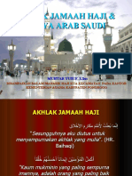 Akhlaq Jamaah Haji Dan Adat Istiadat Bangsa Arab