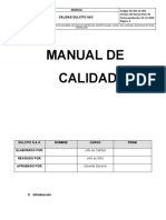 Manual de Calidad Dulcito