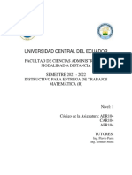 Trabajos de Matemática para Administración