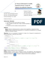 Instrumento de Mediación sumativa Programación Nocturna