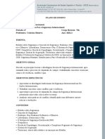 Plano de ensino de Estudos da Paz e Segurança Internacional