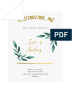 Wedding Guide Book Ica & Andry 05 Juni 2021