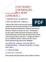 Roteiro Do Teatro Do Trabalho Litrarte Finalizado Enigma Do Infinito ?