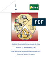 Radio Site Installation Documentation Aan130 (Toliara - Mahavatse)