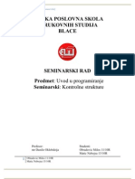 Seminarski Programiranje C++