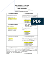 Cuestionario 2. Tercero