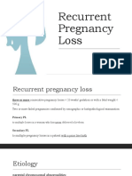 Recurrent Pregnancy Loss