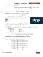 Matematica 4, Transformada de Laplace