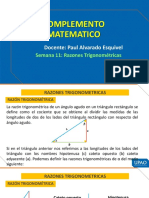 Semana 11 - Razones Trigoniometricas