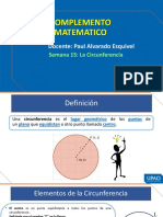 Semana 15 - La Circunferencia