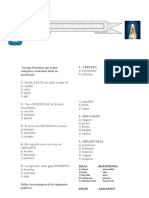 Ejercicios de Razonamiento Verbal 5°