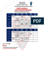 Horario de Examenes de Auxiliaturas de Docencia Semestre Ii/2022