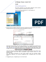 Belajar Dasar AutoCAD