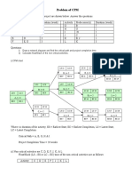 Calculating Critical Path and Float Times