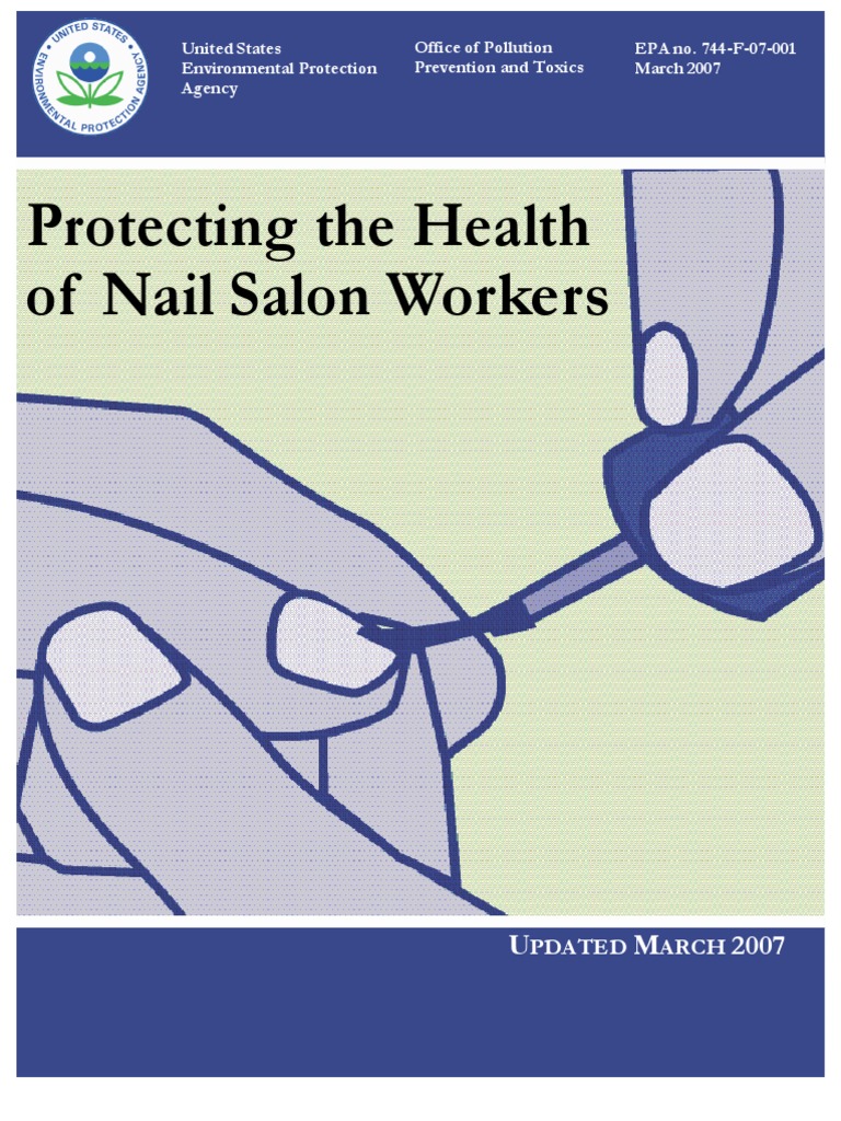 Nail Salon Guide PDF Hvac United States Environmental Protection