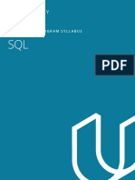 SQL Nanodegree Program Syllabus