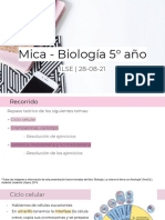 Mica - Biología 5° Año - 28-08-21