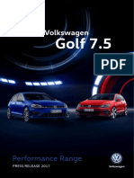 Golf 7.5 Performance Release Aug 2017