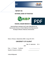 National Bank Report
