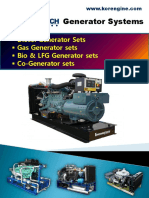 Generator and CHP of Gas, Diesel (5kw 20kw 150kw 200kw 5ookw 1MW 2MW) Engine Tech Ver - 2.0.0