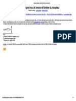 Niveau Du Signal Et Tension À L'entrée Du Récepteur