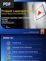 Download Prospek Lapangan Kerja Insinyur Mesin by Frenky Dores Siburian SN58595296 doc pdf