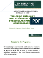 Taller Cambios y Continuidades Hoy