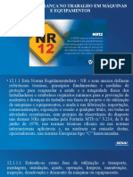 Nr-12 - Segurança No Trabalho em Máquinas E Equipamentos