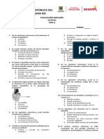 Evaluación Octavo TA