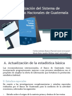 Actualizacion Del Sistema de Cuentas Nacionales..