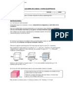 Guía de Volumen de Cubos y Paralelepipedos