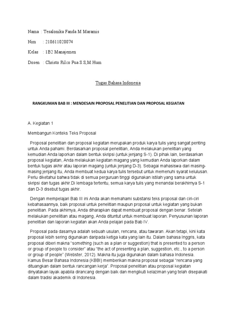 Proposal Penelitian Eceng Gondok Citarum | PDF | Kajian Bahasa Asing