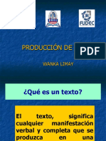PRODUCCION DE TEXTOS Quechua WANKA
