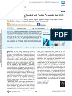 Improved Stability of Inverted and Flexible Perovskite Solar Cells With Carbon Electrode