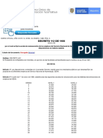 Decreto 112 de 1988