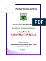 Communication Skills Sem 2 (May 2021) S2 Final Prof.