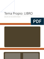 Tema propio libro