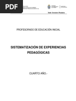 4 - Inicial - Sistematización de Experiencias Pedagógicas