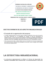 Efectos Economicos de Los Aspectos Organizacionales