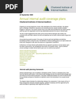 Annual Internal Audit Coverage Plans