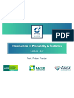 Introduction To Probability & Statistics: Lecture - 6,7