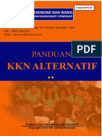 Buku Panduan KKN Alternatif Peduli Pandemi Covid-19 (KAPPC) FEB Unmas Dps 2022