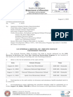 08052022 Division Memorandum No. 1254 s.2022- OJO Eyewear & Service, Inc. Free Eye Check-Up Partnership Program